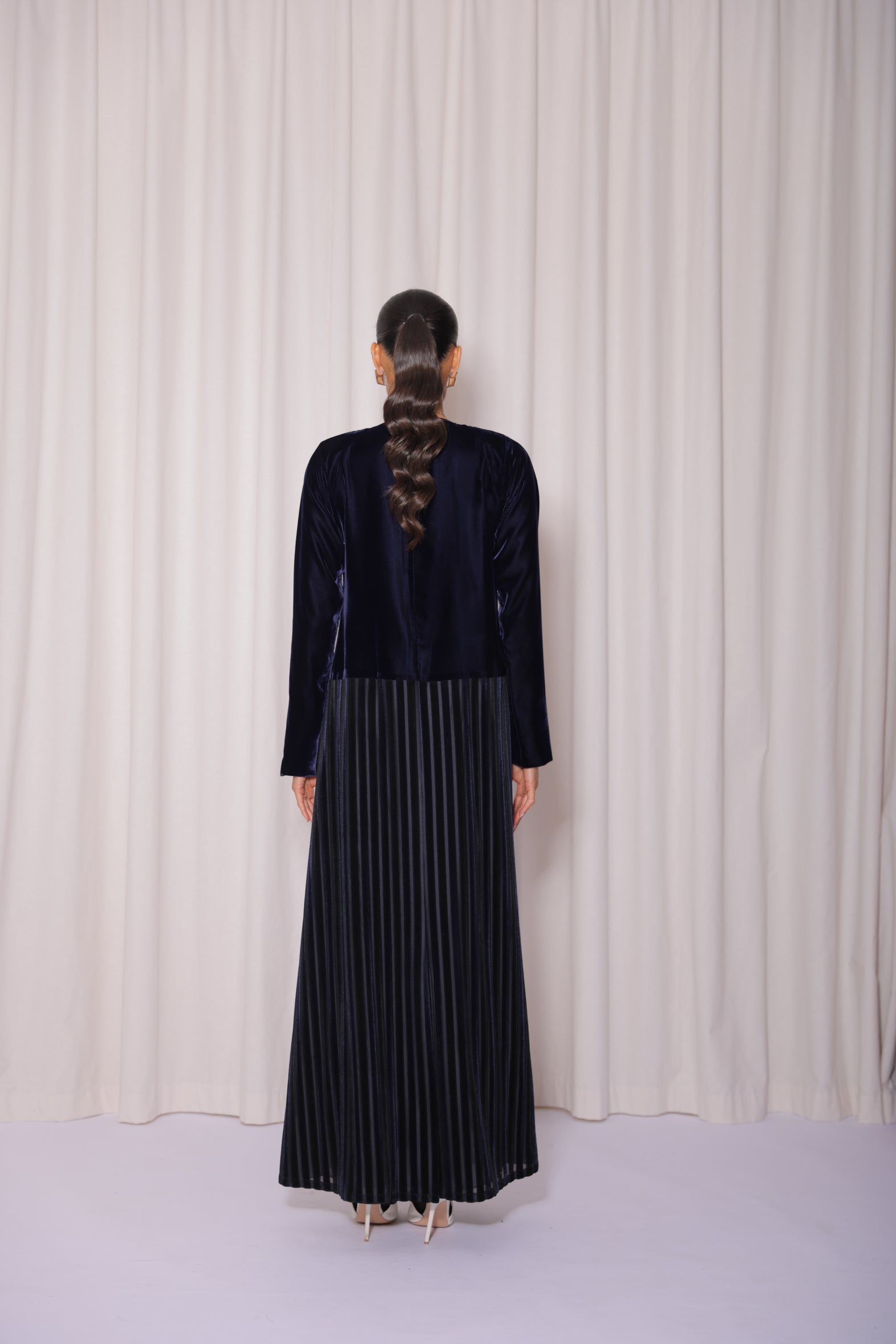 Velvet Aura- Navy Blue