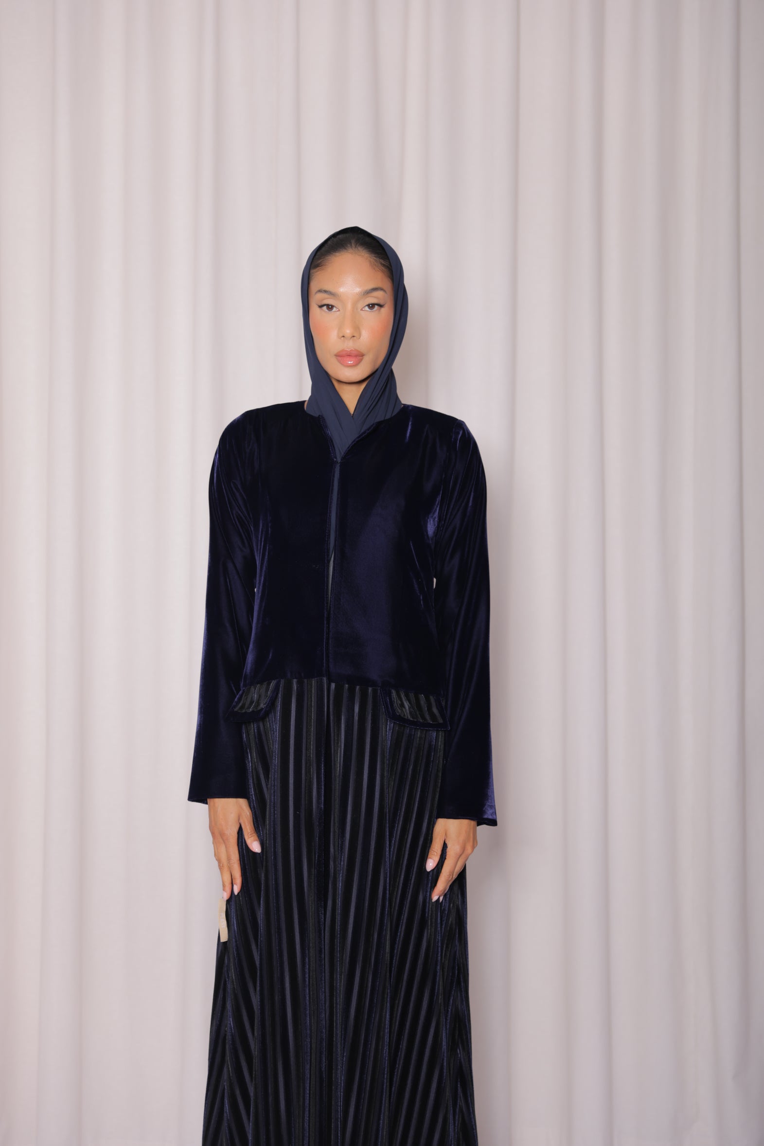 Velvet Aura- Navy Blue