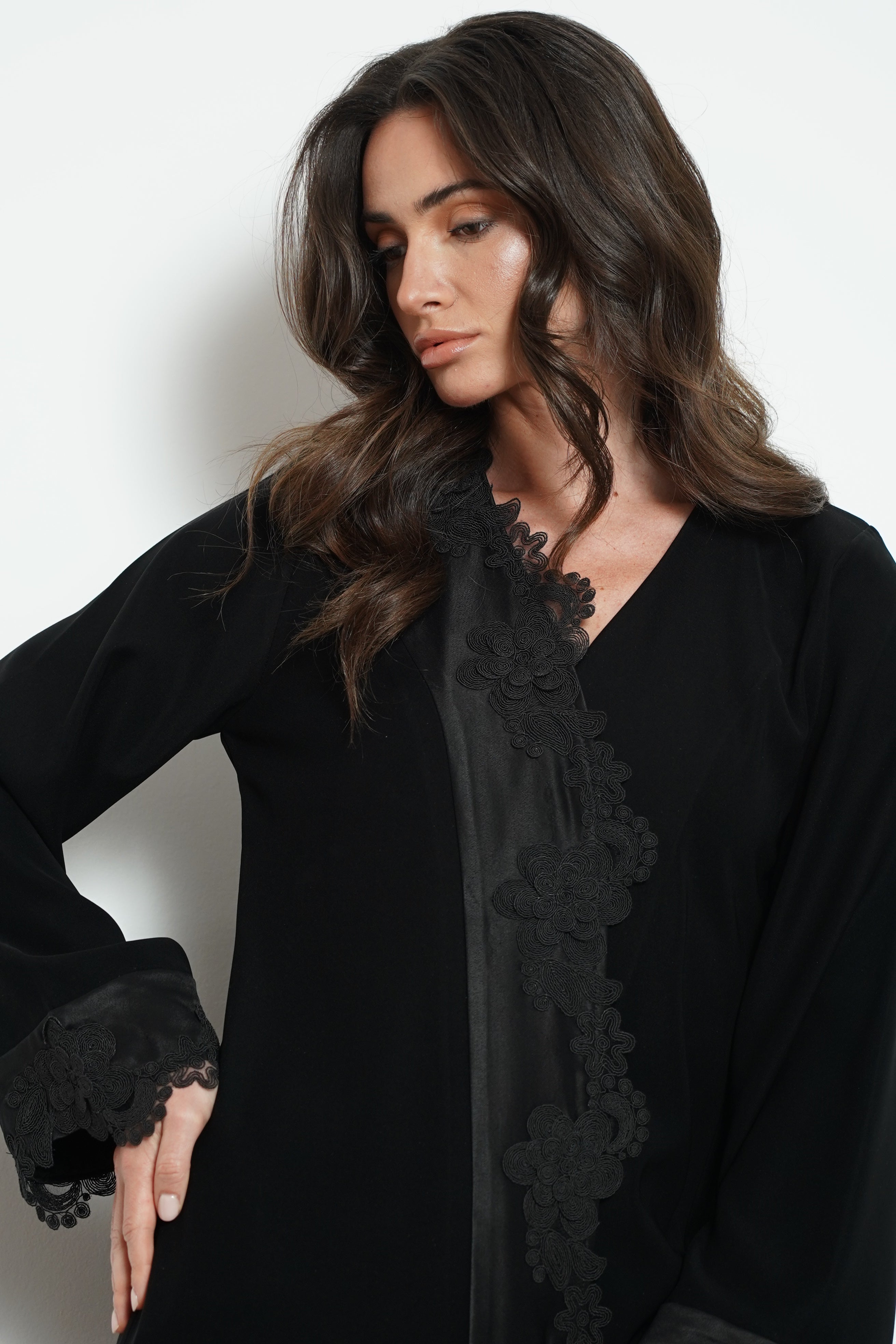FLORAL LACE (Black)