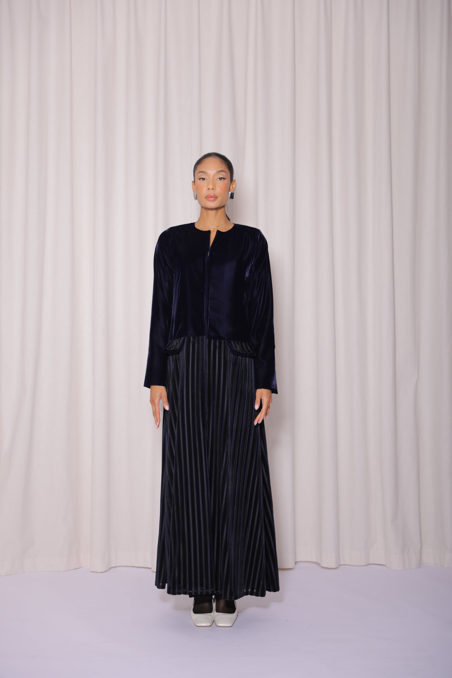 Velvet Aura- Navy Blue