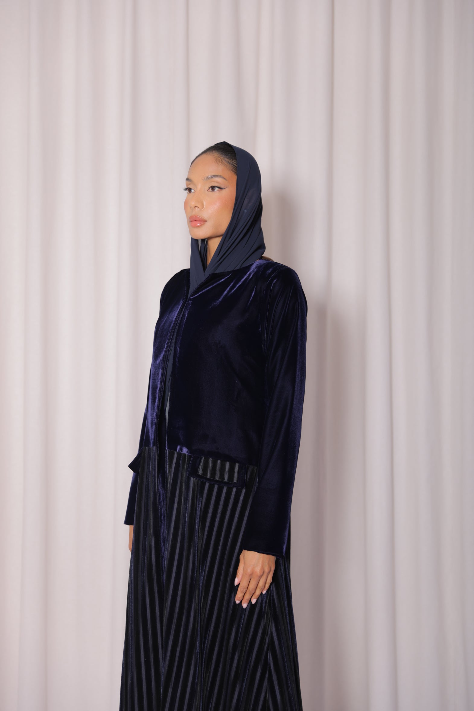 Velvet Aura- Navy Blue