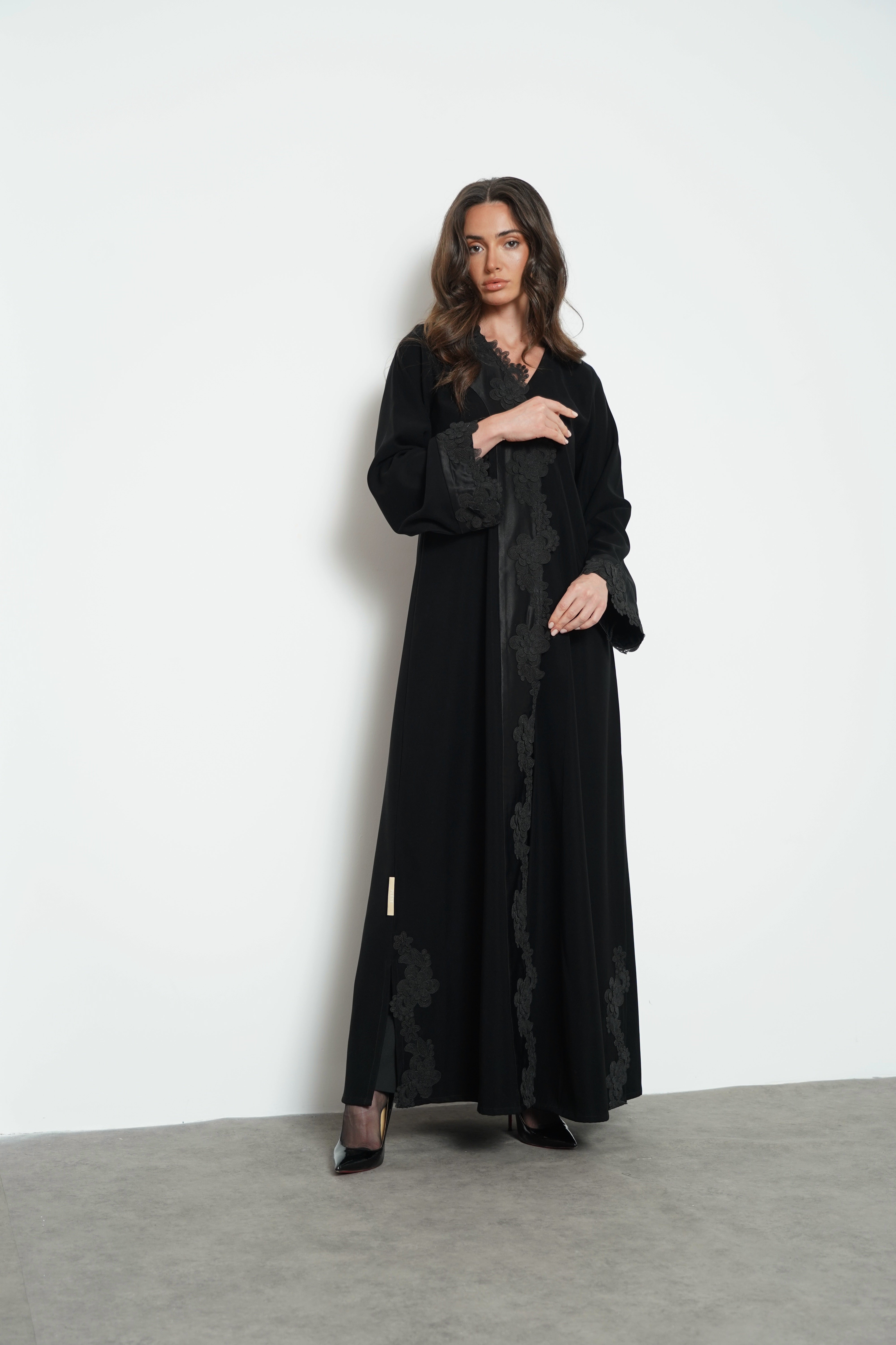 FLORAL LACE (Black)